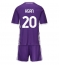 Fotbollsset Barn Fiorentina Moise Kean #20 Hemmatröja 2025-26 Mini-Kit Kortärmad (+ korta byxor)