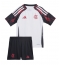 Fotbollsset Barn Flamengo Bortatröja 2025-26 Mini-Kit Kortärmad (+ korta byxor)