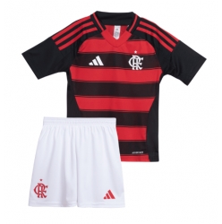 Fotbollsset Barn Flamengo Hemmatröja 2025-26 Mini-Kit Kortärmad (+ korta byxor)