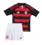 Fotbollsset Barn Flamengo Hemmatröja 2025-26 Mini-Kit Kortärmad (+ korta byxor)