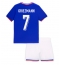 Fotbollsset Barn Frankrike Antoine Griezmann #7 Hemmatröja EM 2024 Mini-Kit Kortärmad (+ korta byxor)