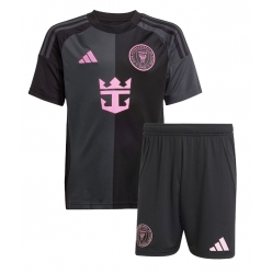 Fotbollsset Barn Inter Miami Bortatröja 2025-26 Mini-Kit Kortärmad (+ korta byxor)