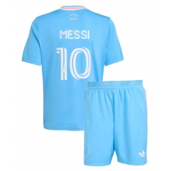 Fotbollsset Barn Inter Miami Lionel Messi #10 Tredje Tröja 2025-26 Mini-Kit Kortärmad (+ korta byxor)