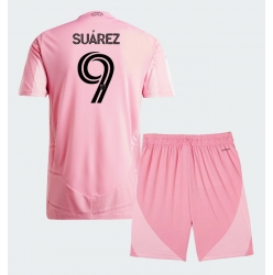 Fotbollsset Barn Inter Miami Luis Suarez #9 Hemmatröja 2026-27 Mini-Kit Kortärmad (+ korta byxor)