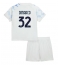 Fotbollsset Barn Inter Milan Federico Dimarco #32 Bortatröja 2025-26 Mini-Kit Kortärmad (+ korta byxor)