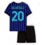 Fotbollsset Barn Inter Milan Hakan Calhanoglu #20 Hemmatröja 2025-26 Mini-Kit Kortärmad (+ korta byxor)