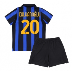 Fotbollsset Barn Inter Milan Hakan Calhanoglu #20 Hemmatröja 2026-27 Mini-Kit Kortärmad (+ korta byxor)