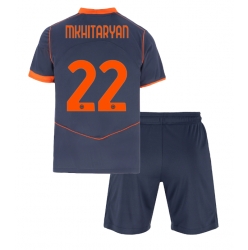 Fotbollsset Barn Inter Milan Henrikh Mkhitaryan #22 Tredje Tröja 2025-26 Mini-Kit Kortärmad (+ korta byxor)