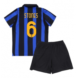 Fotbollsset Barn Inter Milan John Stones #6 Hemmatröja 2026-27 Mini-Kit Kortärmad (+ korta byxor)