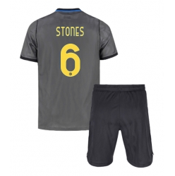 Fotbollsset Barn Inter Milan John Stones #6 Tredje Tröja 2026-27 Mini-Kit Kortärmad (+ korta byxor)