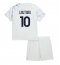 Fotbollsset Barn Inter Milan Lautaro Martinez #10 Bortatröja 2025-26 Mini-Kit Kortärmad (+ korta byxor)
