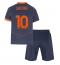 Fotbollsset Barn Inter Milan Lautaro Martinez #10 Tredje Tröja 2025-26 Mini-Kit Kortärmad (+ korta byxor)