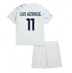 Fotbollsset Barn Inter Milan Luis Henrique #11 Bortatröja 2025-26 Mini-Kit Kortärmad (+ korta byxor)