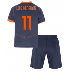 Fotbollsset Barn Inter Milan Luis Henrique #11 Tredje Tröja 2025-26 Mini-Kit Kortärmad (+ korta byxor)