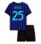 Fotbollsset Barn Inter Milan Manuel Akanji #25 Hemmatröja 2025-26 Mini-Kit Kortärmad (+ korta byxor)