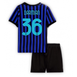Fotbollsset Barn Inter Milan Matteo Darmian #36 Hemmatröja 2025-26 Mini-Kit Kortärmad (+ korta byxor)