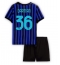 Fotbollsset Barn Inter Milan Matteo Darmian #36 Hemmatröja 2025-26 Mini-Kit Kortärmad (+ korta byxor)