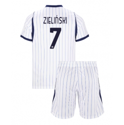 Fotbollsset Barn Inter Milan Piotr Zielinski #7 Bortatröja 2026-27 Mini-Kit Kortärmad (+ korta byxor)