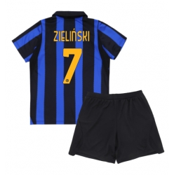 Fotbollsset Barn Inter Milan Piotr Zielinski #7 Hemmatröja 2026-27 Mini-Kit Kortärmad (+ korta byxor)
