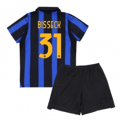 Fotbollsset Barn Inter Milan Yann Bisseck #31 Hemmatröja 2026-27 Mini-Kit Kortärmad (+ korta byxor)