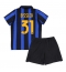 Fotbollsset Barn Inter Milan Yann Bisseck #31 Hemmatröja 2026-27 Mini-Kit Kortärmad (+ korta byxor)