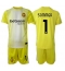Fotbollsset Barn Inter Milan Yann Sommer #1 Målvakt Bortatröja 2025-26 Mini-Kit Kortärmad (+ korta byxor)