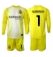 Fotbollsset Barn Inter Milan Yann Sommer #1 Målvakt Bortatröja 2025-26 Mini-Kit Långärmad (+ korta byxor)