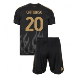 Fotbollsset Barn Juventus Andrea Cambiaso #20 Tredje Tröja 2026-27 Mini-Kit Kortärmad (+ korta byxor)