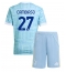 Fotbollsset Barn Juventus Andrea Cambiaso #27 Bortatröja 2025-26 Mini-Kit Kortärmad (+ korta byxor)