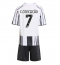 Fotbollsset Barn Juventus Francisco Conceicao #7 Hemmatröja 2025-26 Mini-Kit Kortärmad (+ korta byxor)
