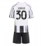 Fotbollsset Barn Juventus Jonathan David #30 Hemmatröja 2025-26 Mini-Kit Kortärmad (+ korta byxor)