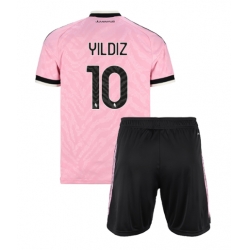 Fotbollsset Barn Juventus Kenan Yildiz #10 Bortatröja 2026-27 Mini-Kit Kortärmad (+ korta byxor)