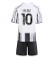 Fotbollsset Barn Juventus Kenan Yildiz #10 Hemmatröja 2025-26 Mini-Kit Kortärmad (+ korta byxor)