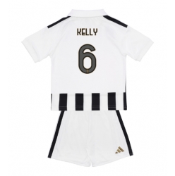 Fotbollsset Barn Juventus Lloyd Kelly #6 Hemmatröja 2026-27 Mini-Kit Kortärmad (+ korta byxor)
