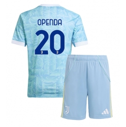 Fotbollsset Barn Juventus Lois Openda #20 Bortatröja 2025-26 Mini-Kit Kortärmad (+ korta byxor)
