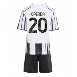 Fotbollsset Barn Juventus Lois Openda #20 Hemmatröja 2025-26 Mini-Kit Kortärmad (+ korta byxor)