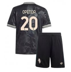 Fotbollsset Barn Juventus Lois Openda #20 Tredje Tröja 2025-26 Mini-Kit Kortärmad (+ korta byxor)