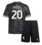 Fotbollsset Barn Juventus Lois Openda #20 Tredje Tröja 2025-26 Mini-Kit Kortärmad (+ korta byxor)