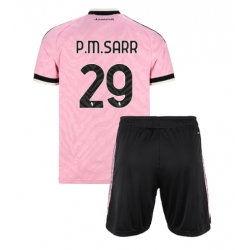 Fotbollsset Barn Juventus Pape Matar Sarr #29 Bortatröja 2026-27 Mini-Kit Kortärmad (+ korta byxor)