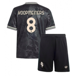 Fotbollsset Barn Juventus Teun Koopmeiners #8 Tredje Tröja 2025-26 Mini-Kit Kortärmad (+ korta byxor)