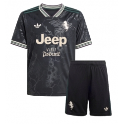 Fotbollsset Barn Juventus Tredje Tröja 2025-26 Mini-Kit Kortärmad (+ korta byxor)