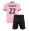 Fotbollsset Barn Juventus Weston McKennie #22 Bortatröja 2026-27 Mini-Kit Kortärmad (+ korta byxor)