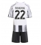 Fotbollsset Barn Juventus Weston McKennie #22 Hemmatröja 2025-26 Mini-Kit Kortärmad (+ korta byxor)