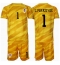 Fotbollsset Barn Kroatien Dominik Livakovic #1 Målvakt Hemmatröja EM 2024 Mini-Kit Kortärmad (+ korta byxor)