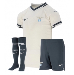 Fotbollsset Barn Lazio Bortatröja 2025-26 Mini-Kit Kortärmad (+ korta byxor)