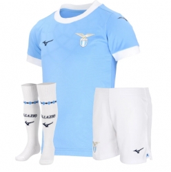 Fotbollsset Barn Lazio Hemmatröja 2025-26 Mini-Kit Kortärmad (+ korta byxor)