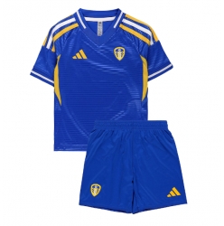 Fotbollsset Barn Leeds United Bortatröja 2025-26 Mini-Kit Kortärmad (+ korta byxor)