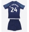 Fotbollsset Barn Leicester City Boubakary Soumare #24 Bortatröja 2025-26 Mini-Kit Kortärmad (+ korta byxor)