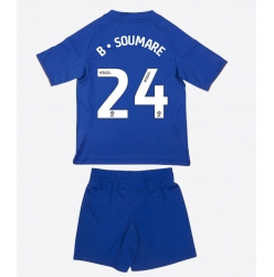Fotbollsset Barn Leicester City Boubakary Soumare #24 Hemmatröja 2025-26 Mini-Kit Kortärmad (+ korta byxor)
