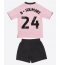 Fotbollsset Barn Leicester City Boubakary Soumare #24 Tredje Tröja 2025-26 Mini-Kit Kortärmad (+ korta byxor)